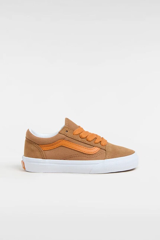 Vans tenisówki dziecięce Old Skool skóra zamszowa brązowy VN000CYVWNR1
