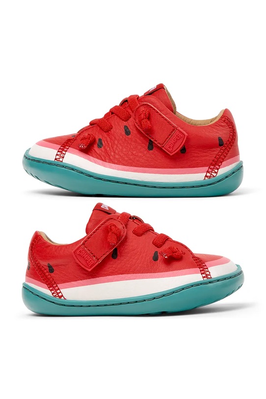 Camper półbuty skórzane dziecięce Peu Cami TWS FW czerwony 80212.TWS