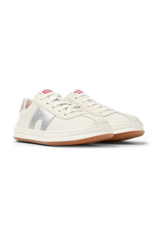 Camper sneakersy skórzane dziecięce Runner Four Kids Planet friendly biały K800552.25.27