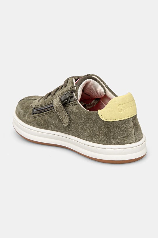 Мальчик Детские кожаные кроссовки Camper Runner Four Kids K800552.25.27 зелёный