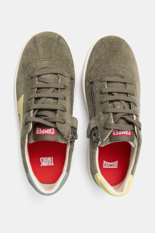 Camper sneakersy skórzane dziecięce Runner Four Kids zielony K800552.28.34