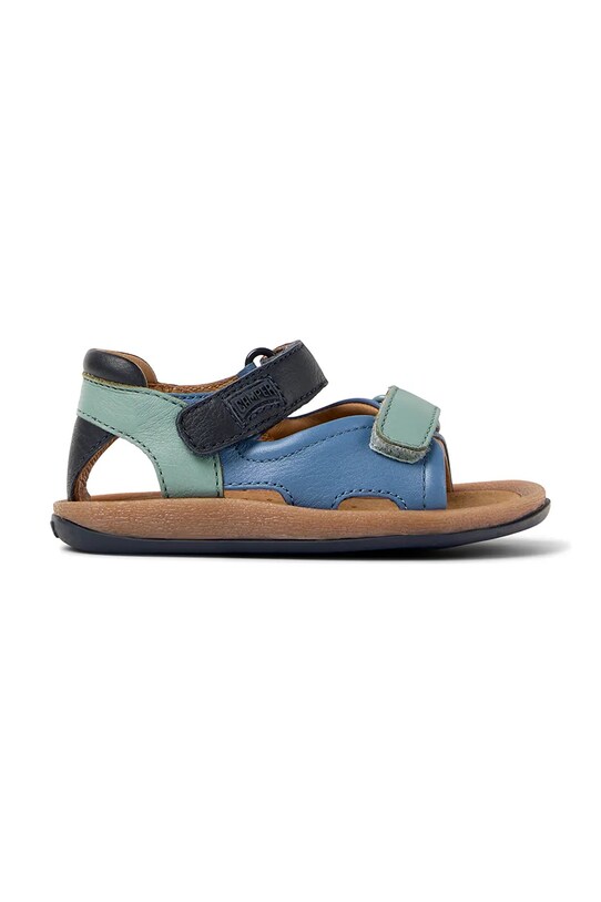 Dětské kožené sandály Camper Bicho TWS FW K800362 modrá SS25