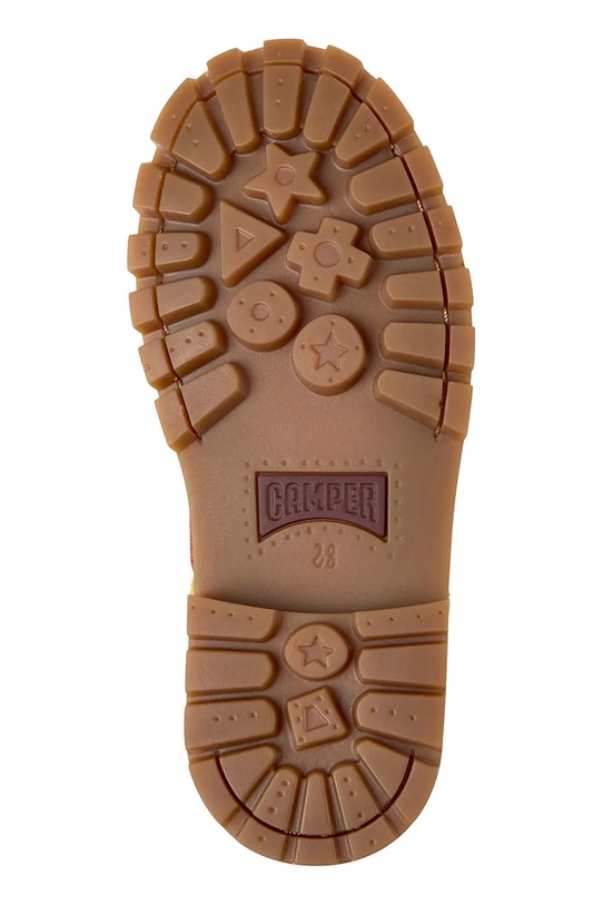 Camper mokasyny skórzane dziecięce by Bobo Choses K800642 żółty