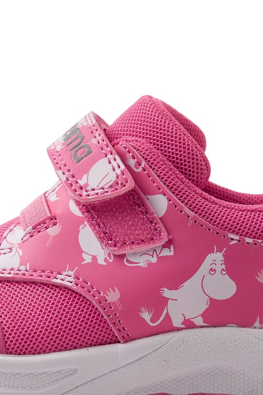 Chłopiec Reima sneakersy dziecięce Moomin Ekana 5400129M.PPYA różowy