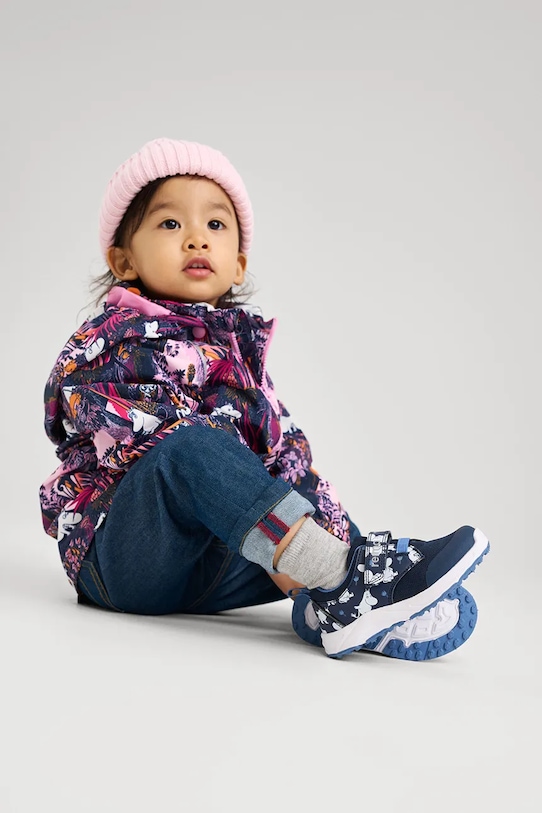 Reima sneakersy dziecięce Moomin Ekana syntetyczny niebieski 5400129M.PPYA