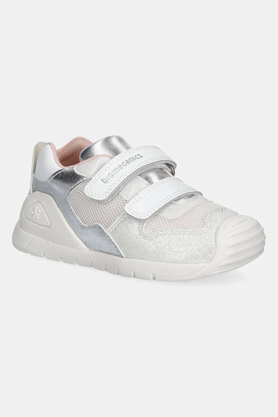 Biomecanics sneakersy dziecięce skóra zamszowa biały 252120