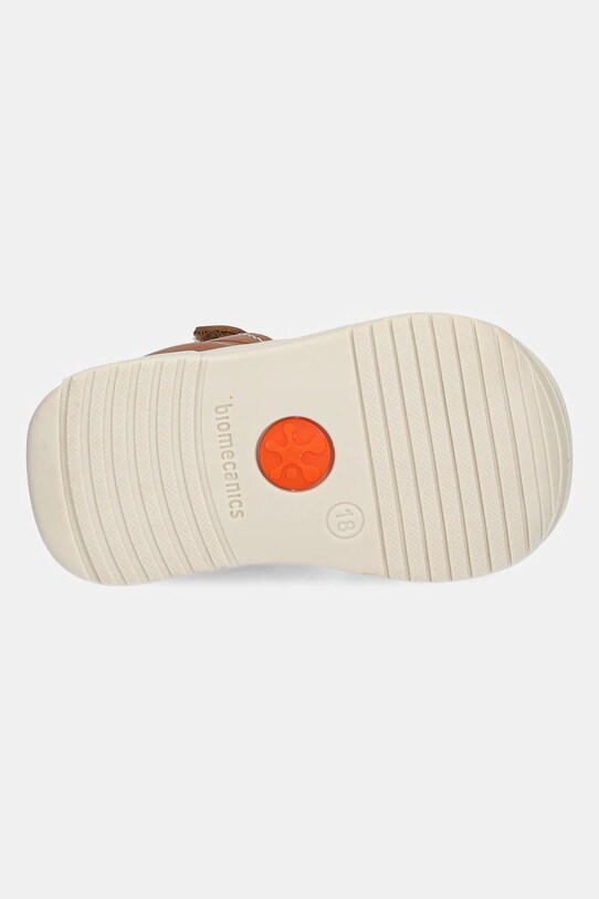 Biomecanics sandały skórzane dziecięce 252123 brązowy