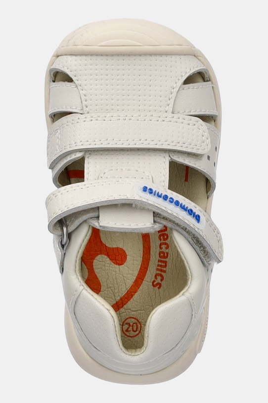 Biomecanics sneakersy skórzane dziecięce beżowy 252124