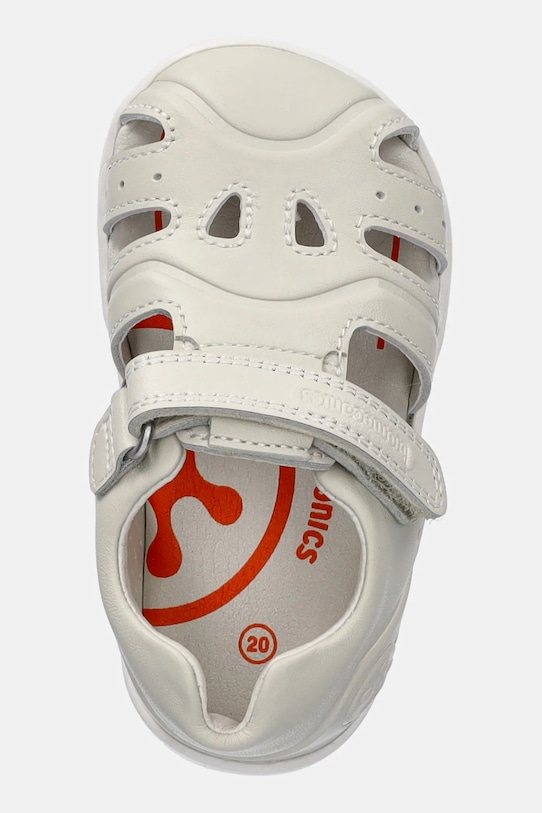 Дитячі шкіряні сандалі Biomecanics бежевий 252165.19.23