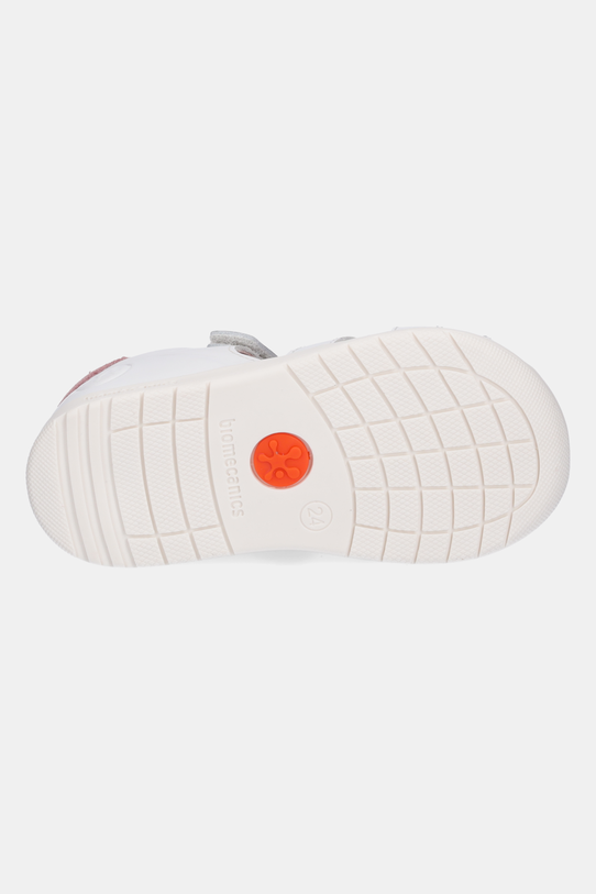 Biomecanics sandale din piele pentru copii alb 252166.24.26
