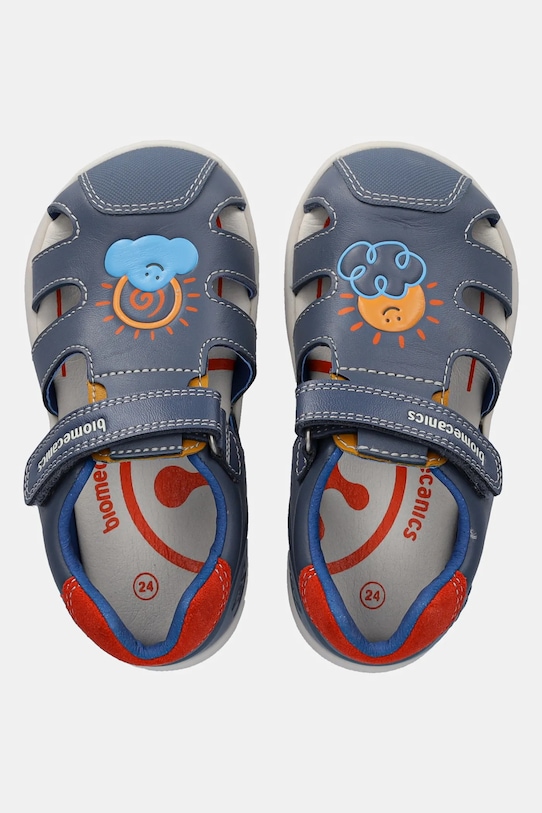 Biomecanics sandały skórzane dziecięce niebieski 252166.24.26