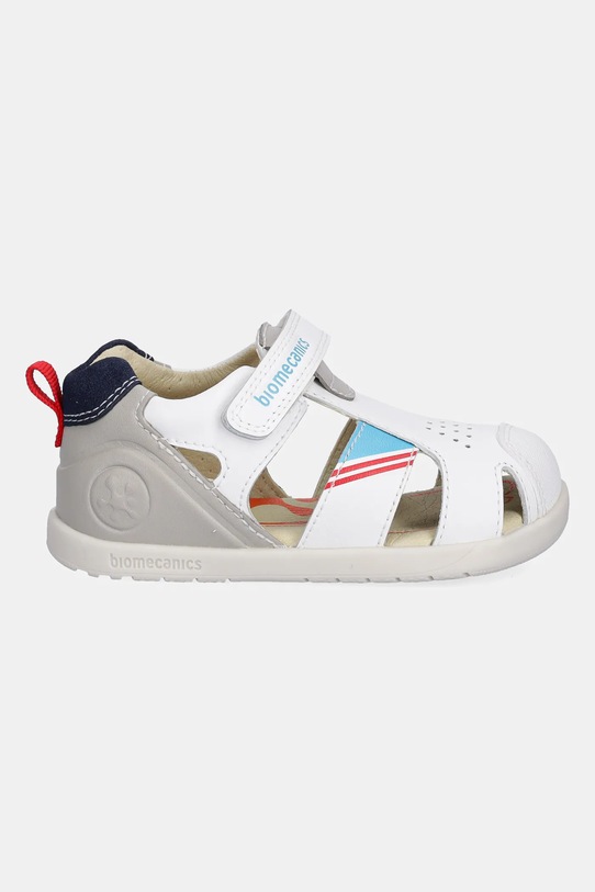 Otroški usnjeni sandali Biomecanics 252169.19.23 bela SS25