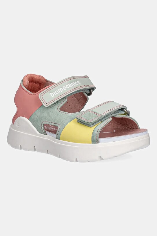 Biomecanics sandale copii piele întoarsă multicolor 252227.24.27