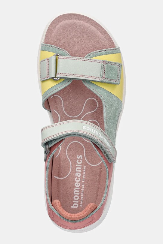 Дитячі шкіряні сандалі Biomecanics барвистий 252227.28.34