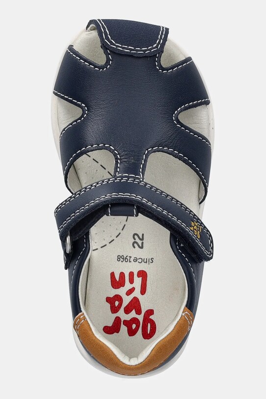 Garvalin sandali in pelle bambino/a blu navy 252310