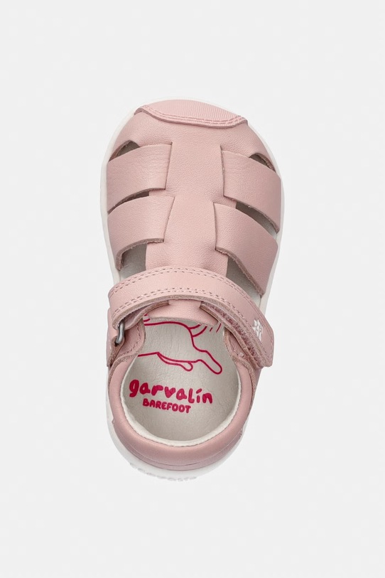 Детски сандали от кожа Garvalin розов 252326.19.23