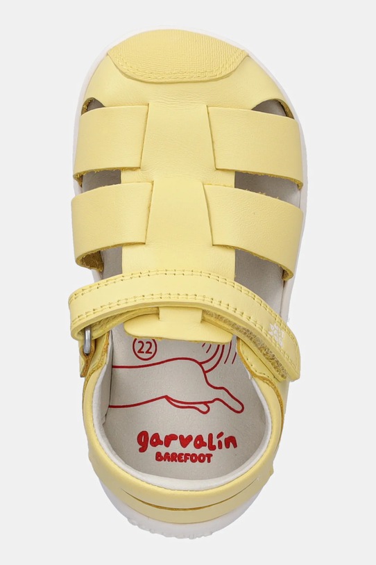 Детские кожаные сандалии Garvalin жёлтый 252326.19.23