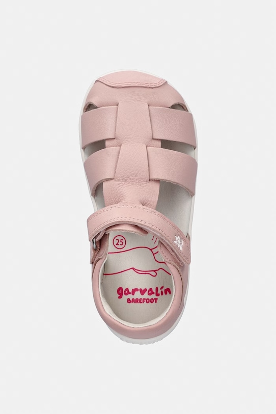 Παιδικά δερμάτινα σανδάλια Garvalin ροζ 252326.24.26