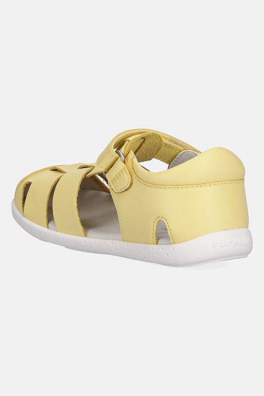Băieți Garvalin sandale din piele pentru copii 252326.24.26 galben