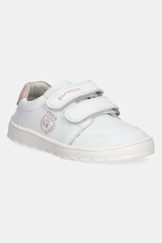Garvalin scarpe da ginnastica per bambini pelle fiore rosa 252510.25.27