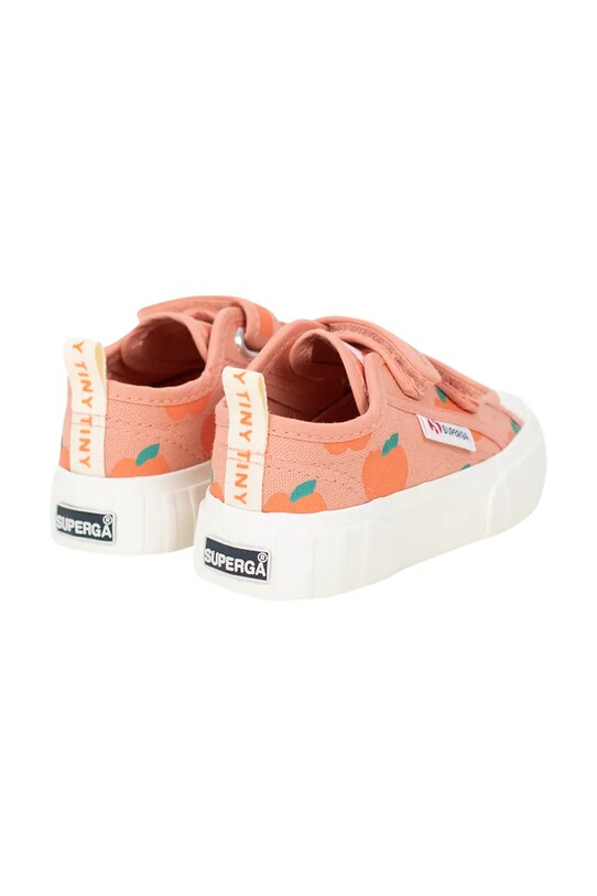 Fiú Tinycottons gyerek sportcipő APPLES SNEAKERS X SUPERGA SS25.901 narancssárga