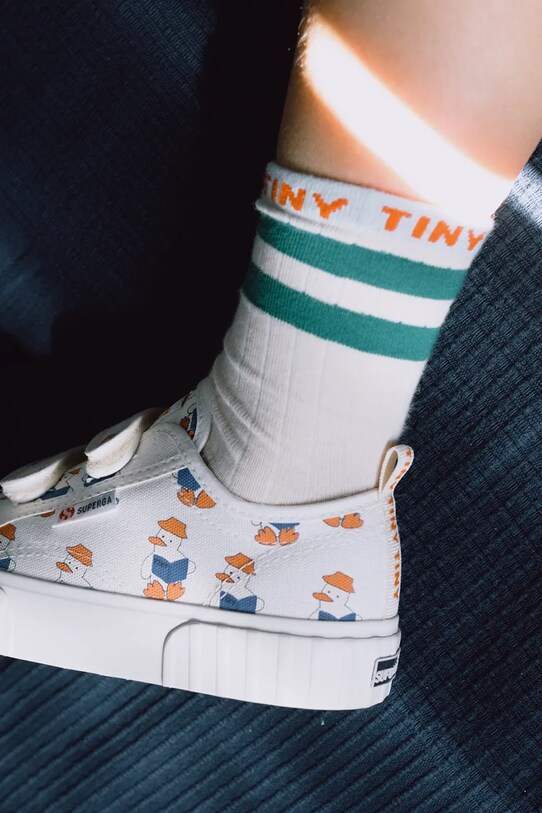 Tinycottons gyerek sportcipő READERS SNEAKERS X SUPERGA SS25.913