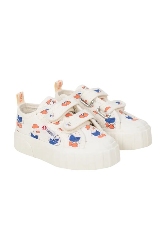 Tinycottons gyerek sportcipő READERS SNEAKERS X SUPERGA SS25.913 bézs SS25