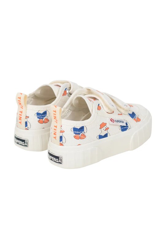 Fiú Tinycottons gyerek sportcipő READERS SNEAKERS X SUPERGA SS25.913 bézs