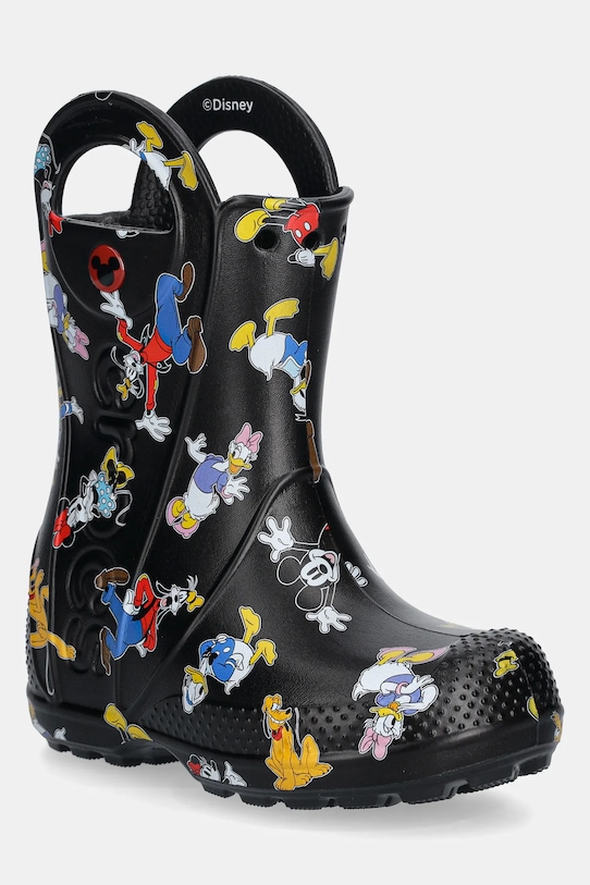 Crocs cizme MICKEY FRIENDS HANDLE IT BOOT KIDS negru 211146.CROCS.MICKEY.FRI
