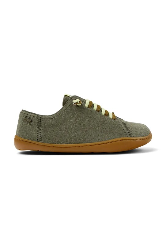 Camper pantofi din piele intoarsa pentru copii Peu Cami Kids 80003.35.38.154 verde SS25