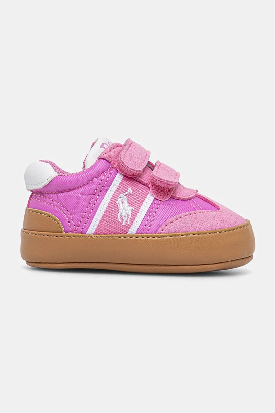 Polo Ralph Lauren scarpine per neonato/a HERITAGE COURT III T-TOE EZ LAYETTE RL02362668 rosa SS25