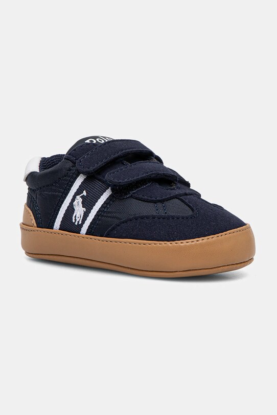Черевики для немовля Polo Ralph Lauren HERITAGE COURT III T-TOE EZ LAYETTE без утеплення темно-синій RL02362410