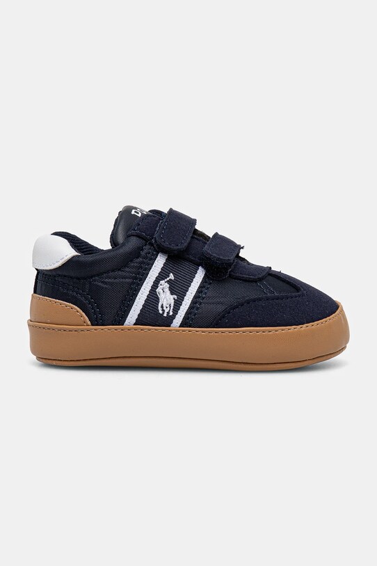 Черевики для немовля Polo Ralph Lauren HERITAGE COURT III T-TOE EZ LAYETTE RL02362410 темно-синій SS25