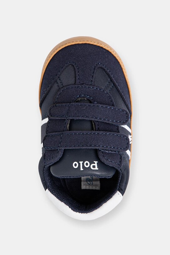 Черевики для немовля Polo Ralph Lauren HERITAGE COURT III T-TOE EZ LAYETTE темно-синій RL02362410