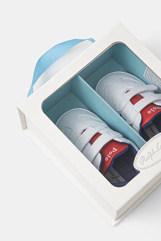 Polo Ralph Lauren buty niemowlęce HERITAGE COURT III T-TOE EZ LAYETTE RL02496101 biały