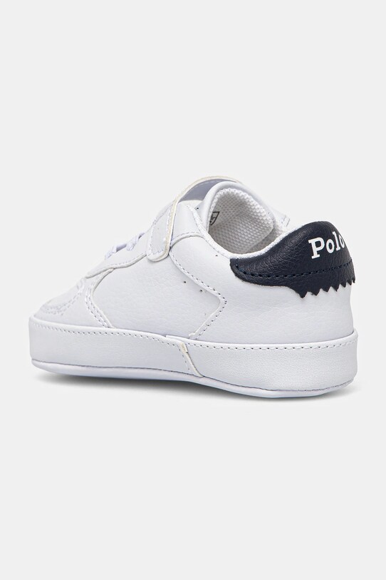 Chłopiec Polo Ralph Lauren buty niemowlęce MASTERS COURT PS LAYETTE RL02367103 biały