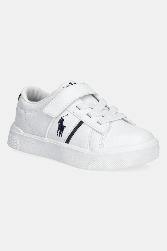 Sneakers boty Polo Ralph Lauren FRAZIER PS textilní bílá RL01268100