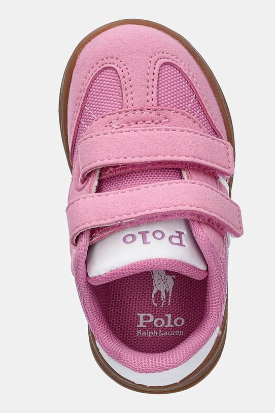 Дитячі кросівки Polo Ralph Lauren HERITAGE COURT III T-TOE EZ рожевий RL01962660