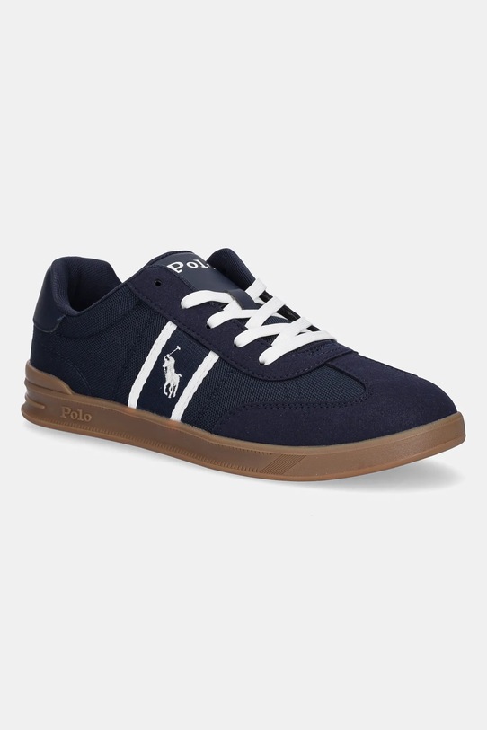 Dětské sneakers boty Polo Ralph Lauren HERITAGE COURT III T-TOE textilní námořnická modř RL02430410