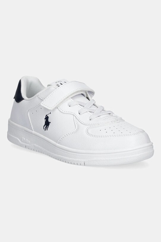 Sneakers boty Polo Ralph Lauren MASTERS COURT PS textilní bílá RL02438102