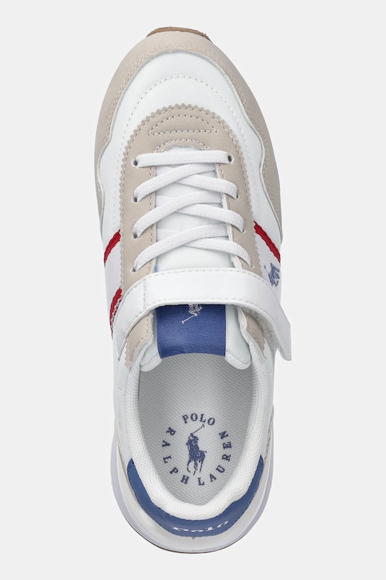 Дитячі кросівки Polo Ralph Lauren TRAIN 89 SPORT PS бежевий RL02443101