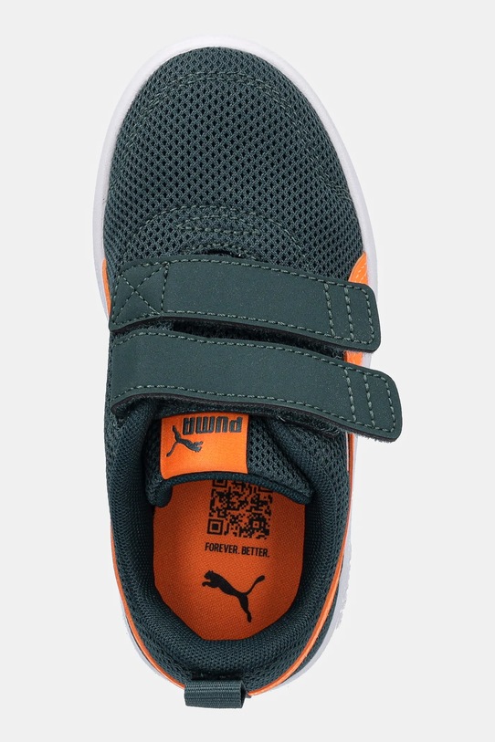 Puma sneakersy dziecięce Courtflex V3 Mesh PS zielony 398085.K
