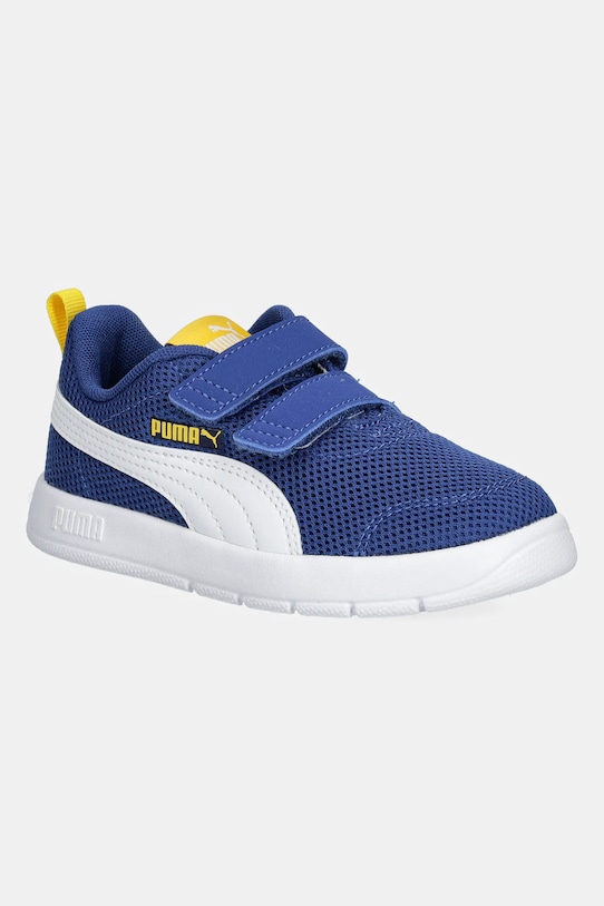 Puma sneakersy dziecięce Courtflex V3 Mesh Inf imitacja skóry licowej niebieski 398086.K