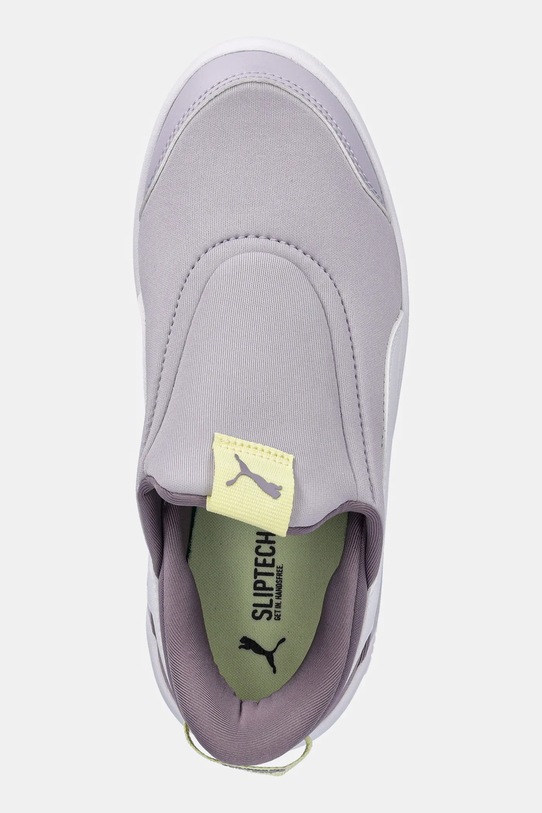 Puma sneakersy dziecięce Courtflex v3 SLIPTECH PS fioletowy 399734.K
