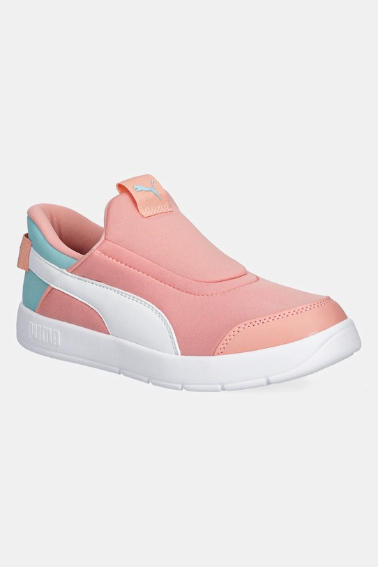 Puma sneakers pentru copii Courtflex v3 SLIPTECH PS textil roz 399734.K