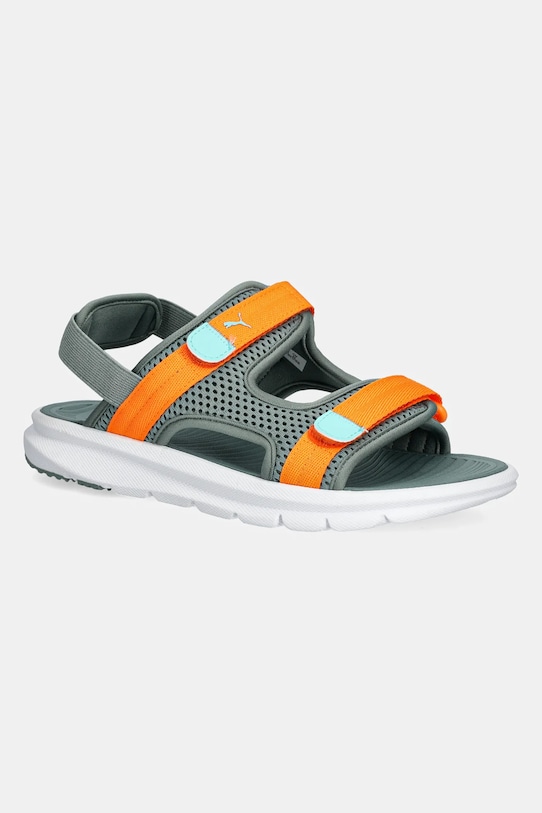 Puma sandały dziecięce Puma Evolve Sandal Jr zielony 390449.PPYA