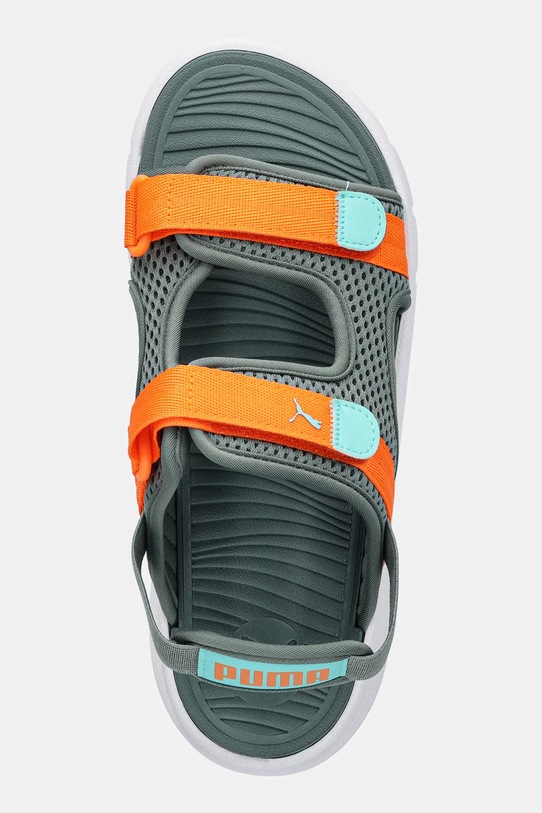 Puma sandały dziecięce Puma Evolve Sandal Jr zielony 390449.PPYA