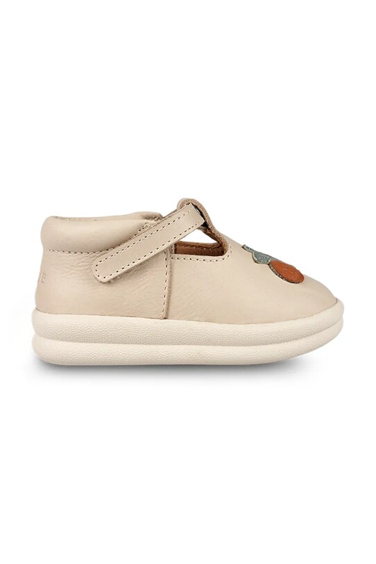 Δερμάτινα βρεφικά παπούτσια Donsje Louwi Shoes Arancia 1502201 μπεζ
