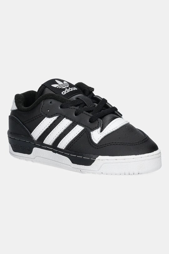 Otroške superge adidas Originals RIVALRY LOW Zrnato usnje črna IF5248