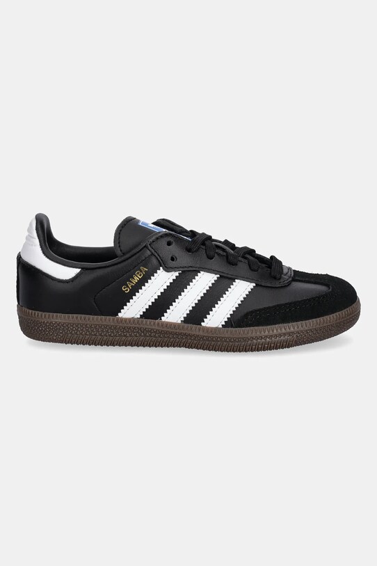 Δερμάτινα αθλητικά παπούτσια adidas Originals SAMBA OG IE3678 μαύρο SS25